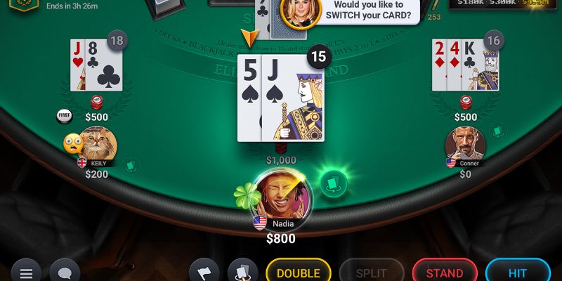 Blackjack Vin Win với phiên bản game hấp dẫn