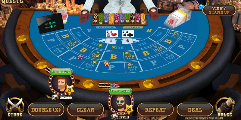 Luật chơi baccarat Vin Win